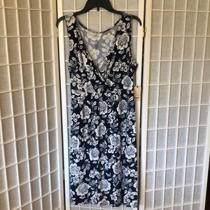 St Johns Bay Floral Print XL Dress